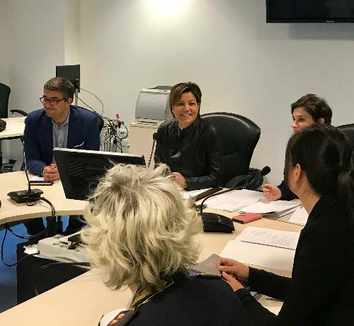 La riunione del Comitato tecnico regionale per la Polizia locale, al quale ha partecipato l’assessore regionale alla Sicurezza, Pierpaolo Roberti.