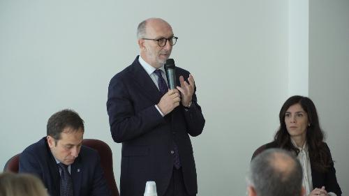 L'assessore Riccardi nel corso del suo intervento