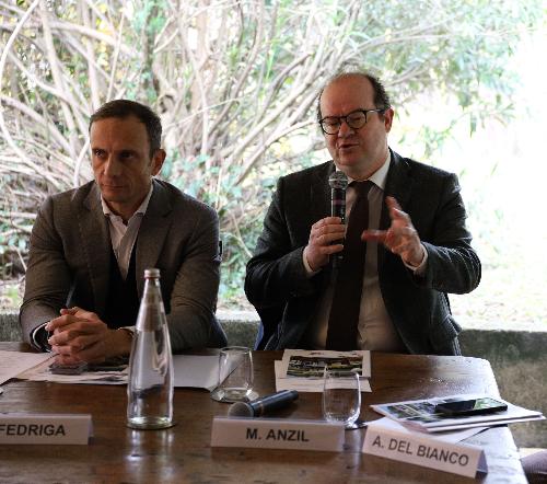 Il governatore Fedriga e il vicegovernatore Anzil