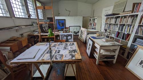 L'interno di Casa Zigaina