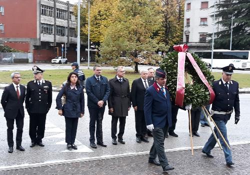 L’assessore regionale alla Sicurezza Pierpaolo Roberti, alla cerimonia del ventesimo anniversario della cosiddetta Strage di Natale, organizzata a Udine dalla Polizia di Stato a Udine