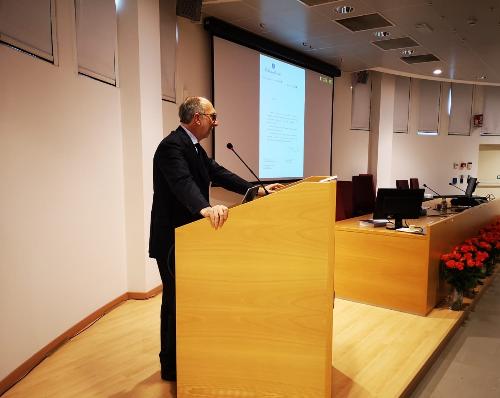 L’intervento del vicegovernatore della Regione Fvg Riccardo Riccardi in occasione del convegno sui 60 anni dall’apertura della divisione oncologica nell’ospedale di Udine.