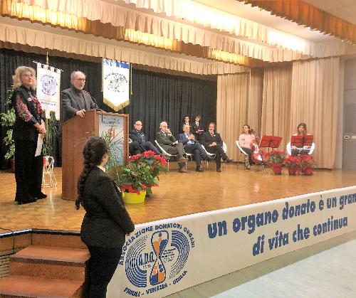 Il vicegovernatore Riccardo Riccardi alla Giornata della riconoscenza dell'Associazione donatori di organi FVG a Udine