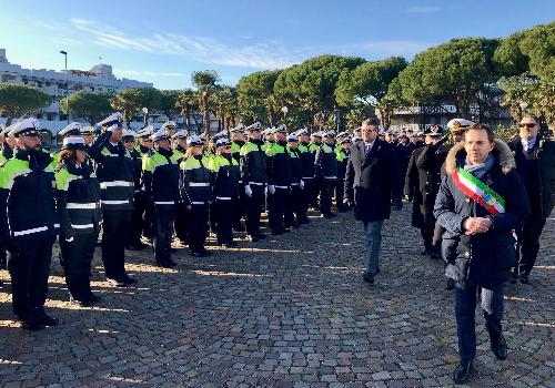 L'assessore regionale alle Autonomie locali e Sicurezza Pierpaolo Roberti alla decima Giornata regionale della Polizia locale a Lignano Sabbiadoro