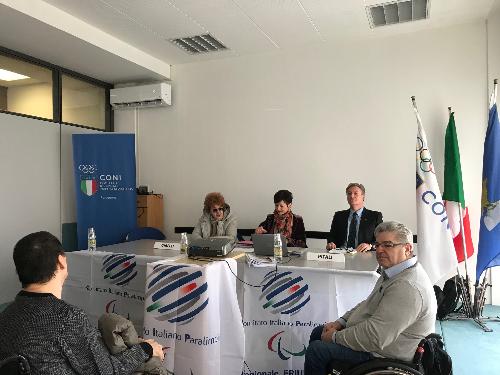 L'assessore FVG allo Sport, Tiziana Gibelli, nel corso dell'info-day a Pordenone - 21 gennaio 2019