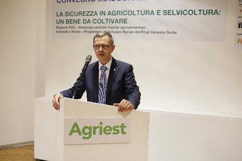 Zannier interviene al convegno "La sicurezza in agricoltura e selvicoltura: un bene da coltivare" a Agriest.