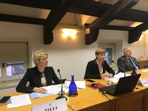 L'assessore regionale alle Finanze e Patrimonio oggi al convegno nella sede di Confindustria Udine dedicato ai provvedimenti in materia di Irap inseriti nella Finanziaria regionale 2019.
