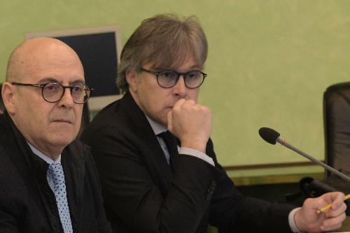 L'assessore Sebastiano Callari durante la seduta di Giunta nella quale è stato approvato il Piano dei fabbisogni 2019-21.