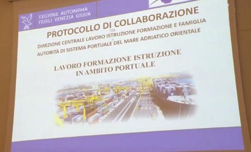 Protocollo di collaborazione Regione/Porto