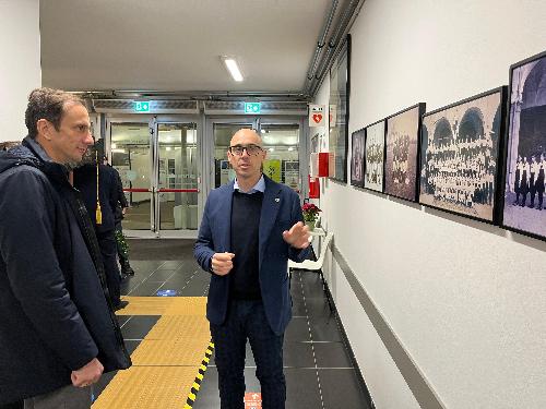 Il governatore Fedriga e il direttore dell'Asu Nicola di Benedetto