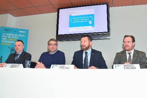 La presentazion dal gnûf sît de ARLeF cul assessôr regjonâl Pierpaolo Roberti
