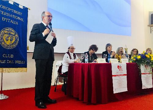 Il vicegovernatore del FVG Riccardo Riccardi interviene alla conferenza Soroptimist di Cividale sulla prevenzione cardiovascolare nelle donne 