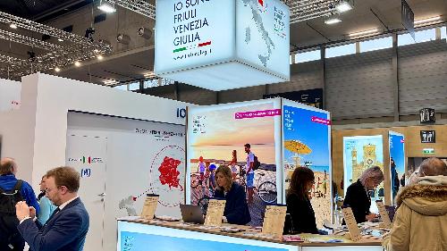 Lo stand di PromoturismoFVG alla Ferien-Messe di Vienna