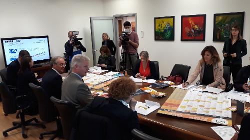 La presentazion de Setemane de Culture Furlane a Udin.