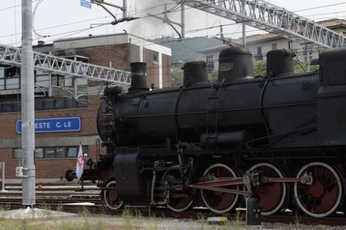 La locomotiva del treno storico