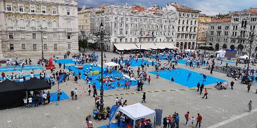 Gioca Estate con le Stelle ha animato piazza Unità a Trieste
