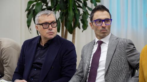 L'assessore Bini e il vipresidente del Consiglio Mazzolini