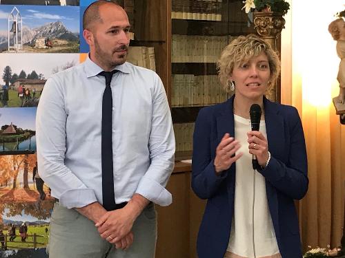 L'assessore regionale Barbara Zilli con il sindaco di Gemona Roberto Revelant