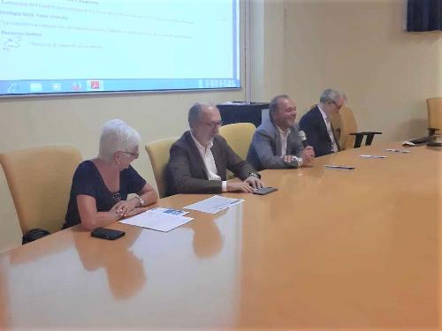 Il vicegovernatore Riccardi all'incontro sulle eccellenze della sanità goriziana