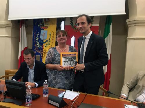 Il governatore della Regione Massimiliano Fedriga a Pordenone alla cerimonia di presentazione della 18. edizione della manifestazione sportiva "Tre Sere Internazionali Città di Pordenone"