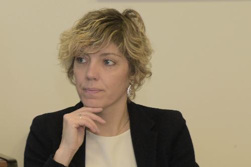 L'assessore regionale a Finanze e patrimonio Barbara Zilli