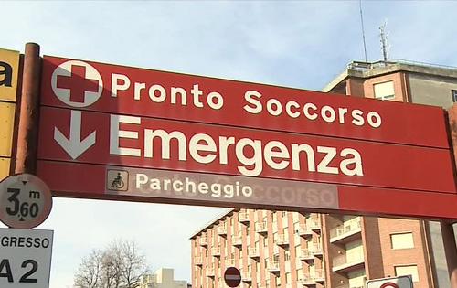 L'ingresso del Pronto Soccorso dell'Ospedale Santa Maria della Misericordia - Udine in una foto d'archivio