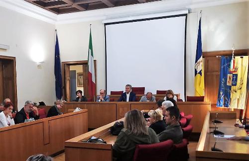 Un momento dell'incontro del vicegovernatore del Friuli Venezia Giulia Riccardo Riccardi con i rappresentanti dell'ambito Agro aquileiese