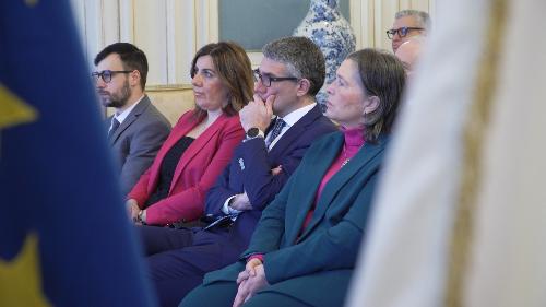 L’assessore regionale alle Autonomie locali e sicurezza Pierpaolo Roberti al tradizionale incontro con il Corpo Consolare di Trieste organizzato dalla Prefettura di Trieste.