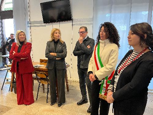 Un momento della presentazione della rinnovata Stazione ferroviaria di Gorizia