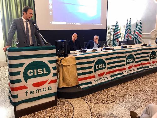 L'intervento del governatore Massimiliano Fedriga al convegno della Cisl svoltosi oggi a Pordenone