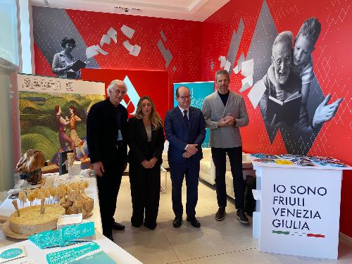 Il vicegovernatore Mario Anzil A Milano per la presentazione degli eventi di Go!2025.