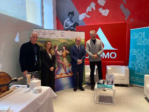 Il vicegovernatore Mario Anzil A Milano per la presentazione degli eventi di Go!2025.