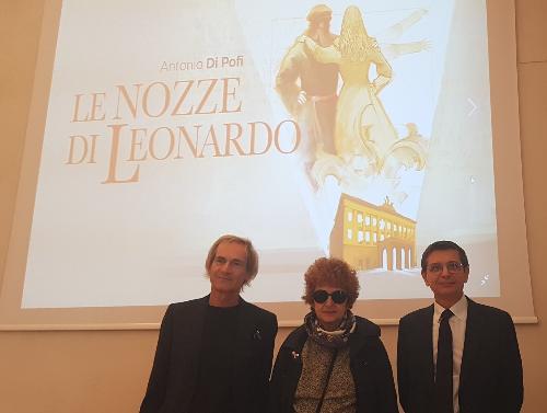 Da sinistra il direttore artistico del Verdi Paolo Rodda, l'assessore Gibelli e il sovrintendente del Verdi Stefano Pace