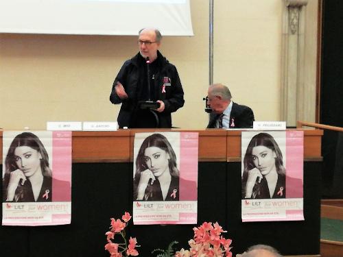 Il vicegovernatore Riccardo Riccardi interviene al convegno della Lilt in sala Ajace a Udine 