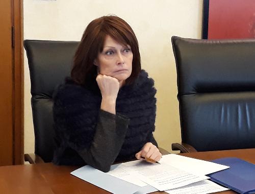 L'assessore regionale al Lavoro Alessia Rosolen