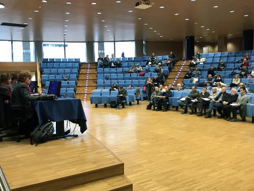 Parte del pubblico presente in sala in occasione dell'Infoday sul bando per le manifestazioni sportive svoltosi a Udine