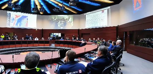 La centrale operativa della Protezione civile di Palmanova