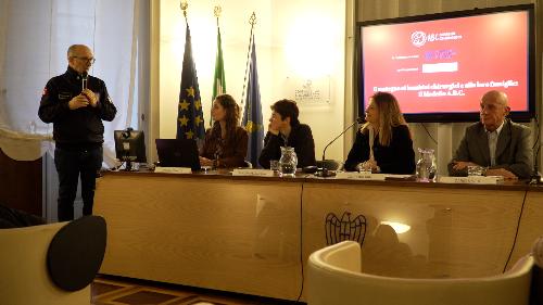 L'assessore Riccardi nel corso del suo intervento
