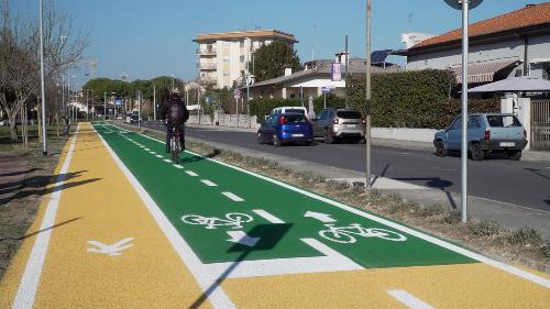 La ciclovia di interesse regionale FVG2/d a Monfalcone.