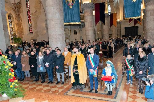 L'assessore regionale Barbara Zilli alla Santa Messa del Tallero nel duomo di Santa Maria Assunta a Gemona