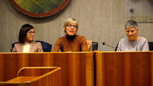 L'assessore Zilli nel corso del suo intervento