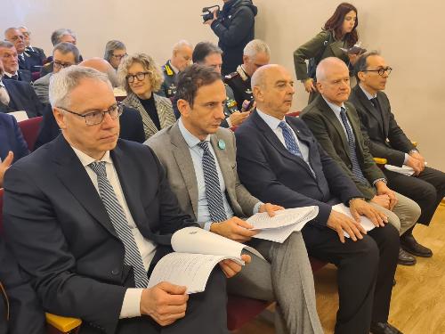 Il governatore Fedriga all'inaugurazione dell'anno giudiziario della Corte dei conti del Friuli Venezia Giulia