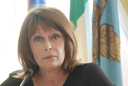 L'assessore regionale al Lavoro Alessia Rosolen