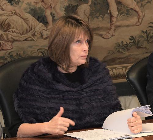 L'assessore regionale al lavoro, formazione, istruzione, ricerca, università e famiglia Alessia Rosolen, in una foto d'archivio