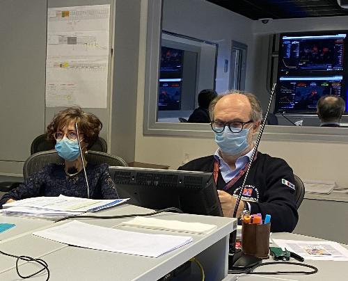 Il vicegovernatore del Friuli Venezia Giulia con delega alla Salute e alla Protezione civile, Riccardo Riccardi, durante la videoconferenza