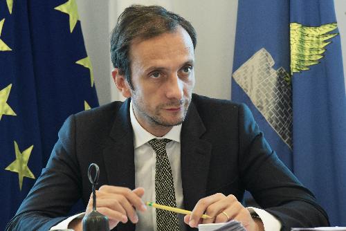 Il governatore del Fvg Massimiliano Fedriga