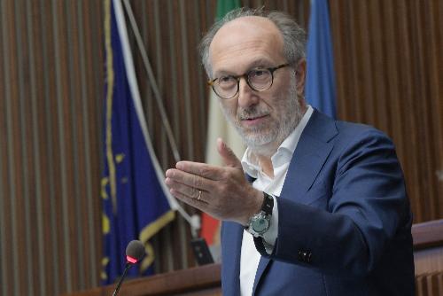 Il vicegovernatore del Friuli Venezia Giulia con delega alla Salute e alla Protezione civile, Riccardo Riccardi, in una foto d'archivio