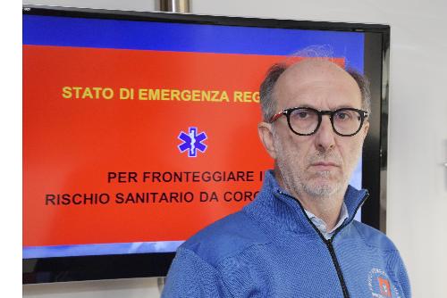 Il vicegovernatore del Friuli Venezia Giulia con delega alla Salute e alla Protezione civile, Riccardo Riccardi