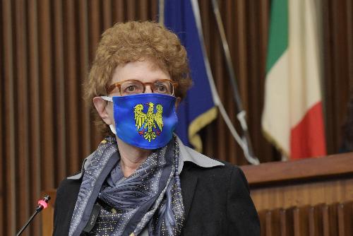 L'assessore regionale allo Sport e alla Cultura, Tiziana Gibelli