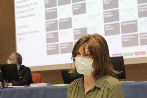 L'assessore regionale alla Formazione Alessia Rosolen